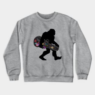 bigfoot playing guitar Crewneck Sweatshirt